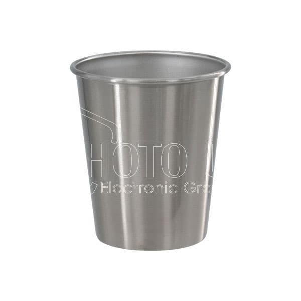 Stainless Steel Cup with Rolled Rim