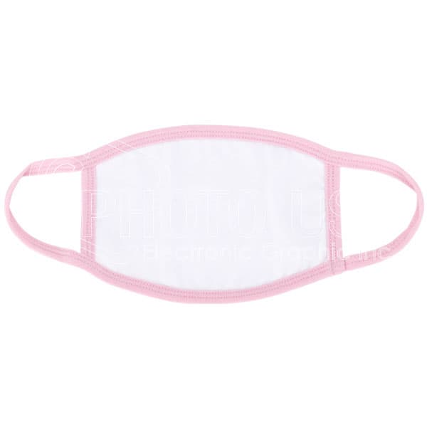 Sublimation Face Mask with Color Edges