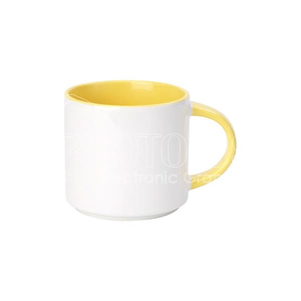 14 oz. Sublimation Inside/Handle Colored Ceramic Coffee Mug