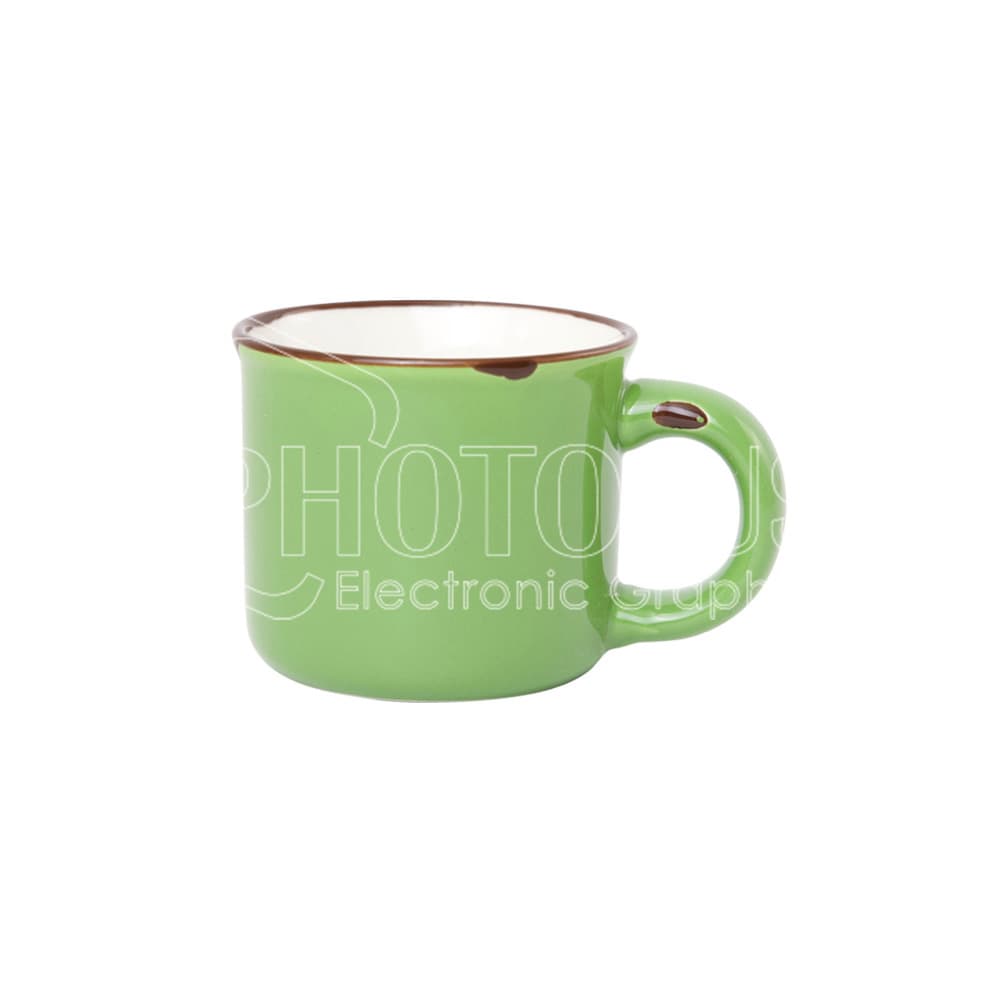 2.5 oz. Sublimation Colored New Bone China Enamel Mug with Speckles