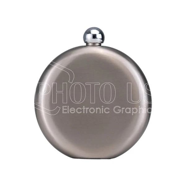 10 oz. Sublimation Round Stainless Steel Hip Flask
