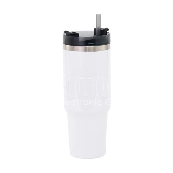 30 oz. Sublimation Stainless Steel Travel Mug with Straw
