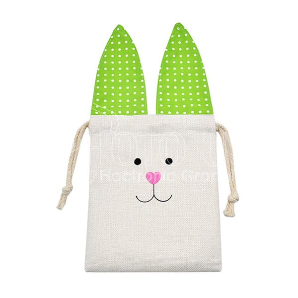 Sublimation Easter Bunny Treat Bag with Triangular Bunny Ears