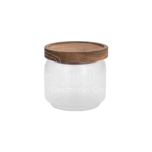 Sublimation Glass Food Storage Jars with Bamboo Lid