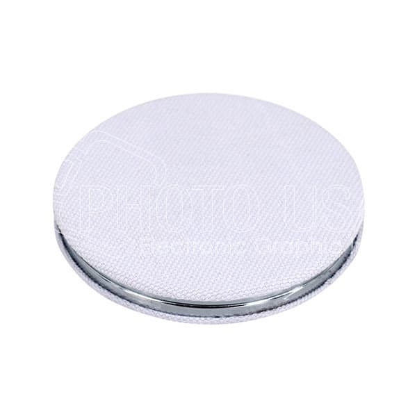 Sublimation Fabric Covered Compact Mirror
