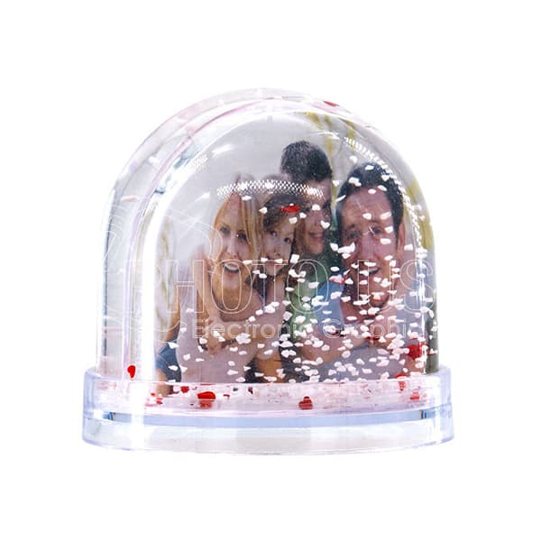 Glitter Snow Globe Photo Frame
