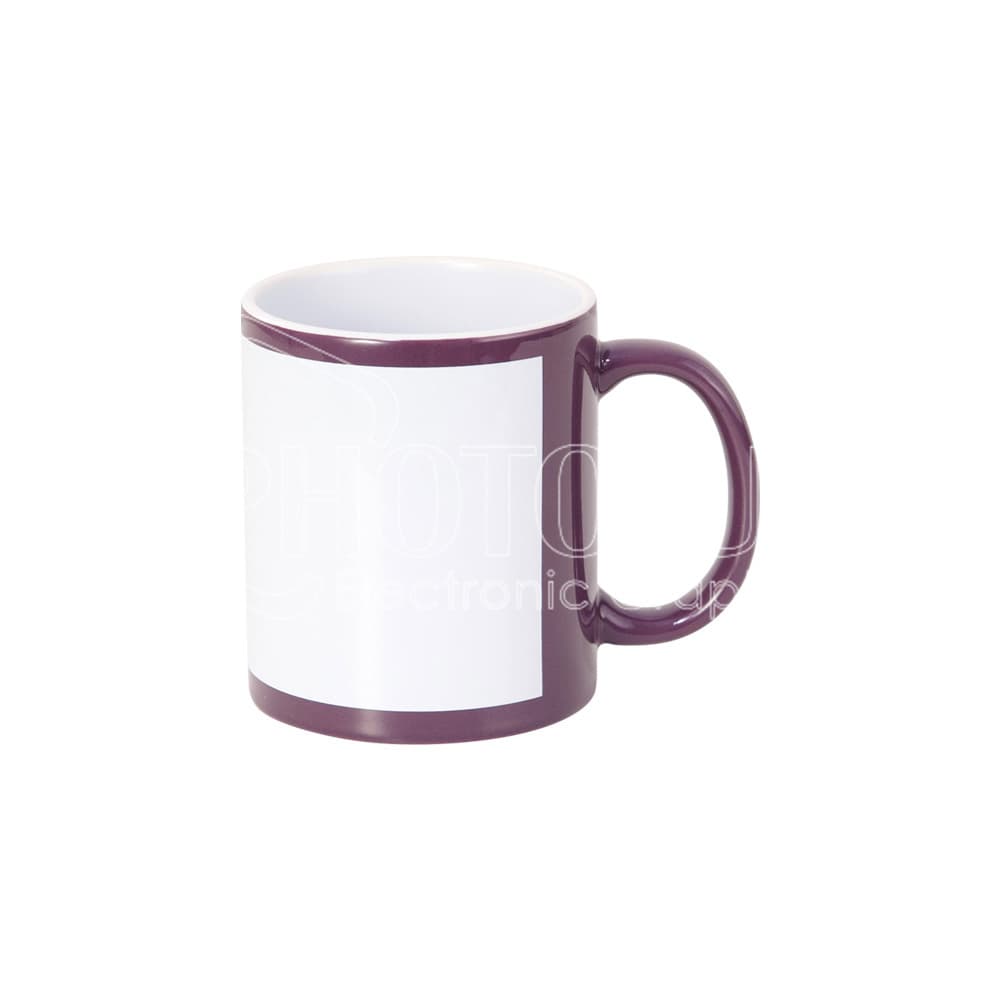 11 oz. Sublimation Colored Coffee Mug with White Patch