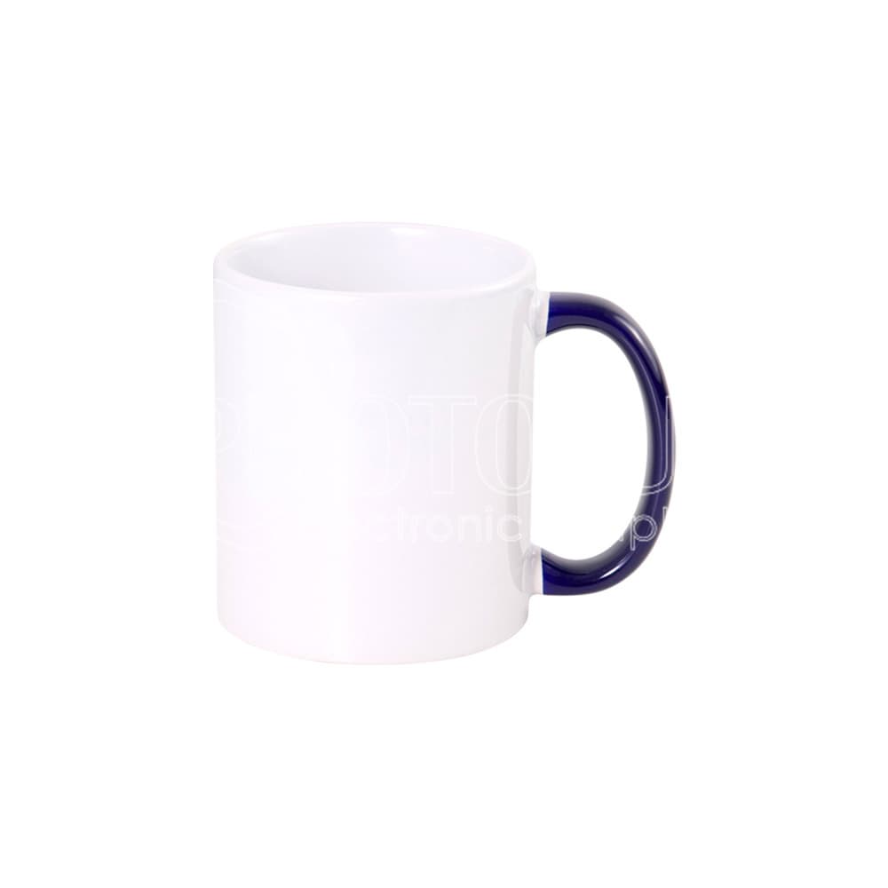 11 oz. Sublimation Ceramic Mug with Colored Handle