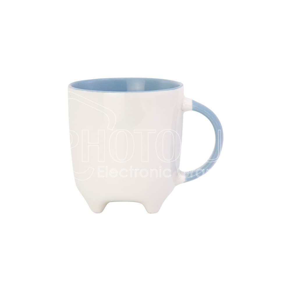 12 oz. Sublimation Two-Tone New Bone China Animal Mug with Four Legs