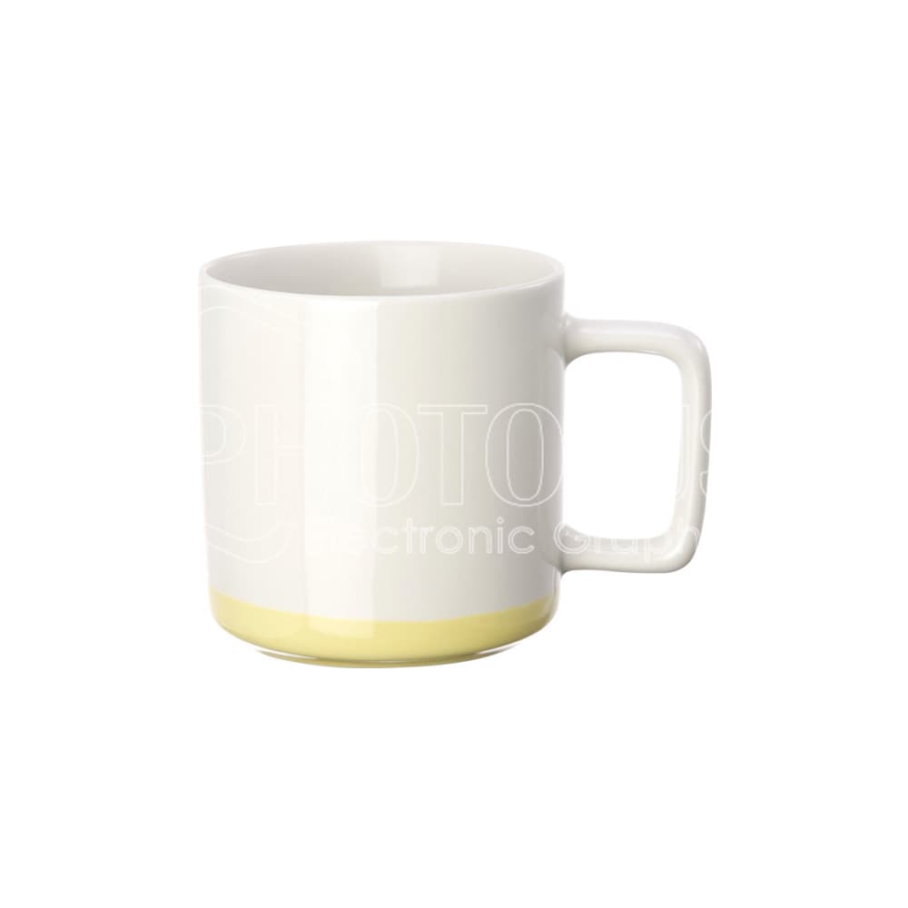 12 oz. Sublimation New Bone China Mug with Colored Bottom
