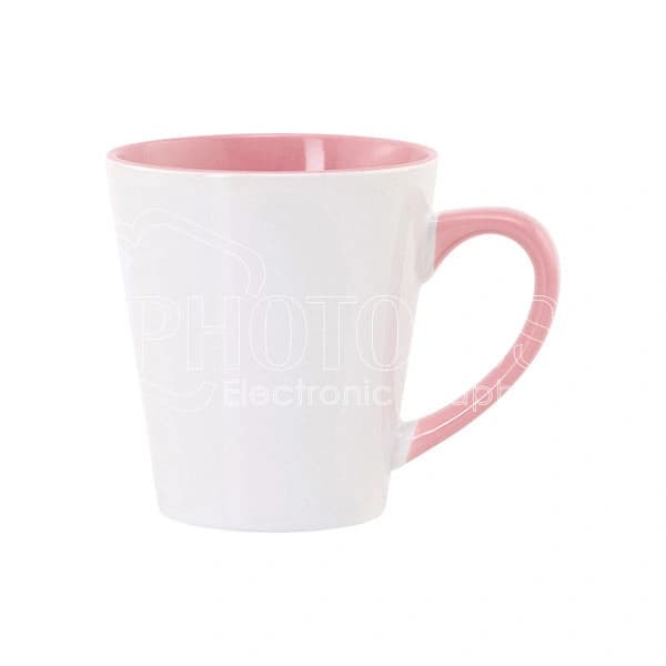 12 oz. Sublimation Two-Tone Latte Mugs (Inside and Handle Colored)