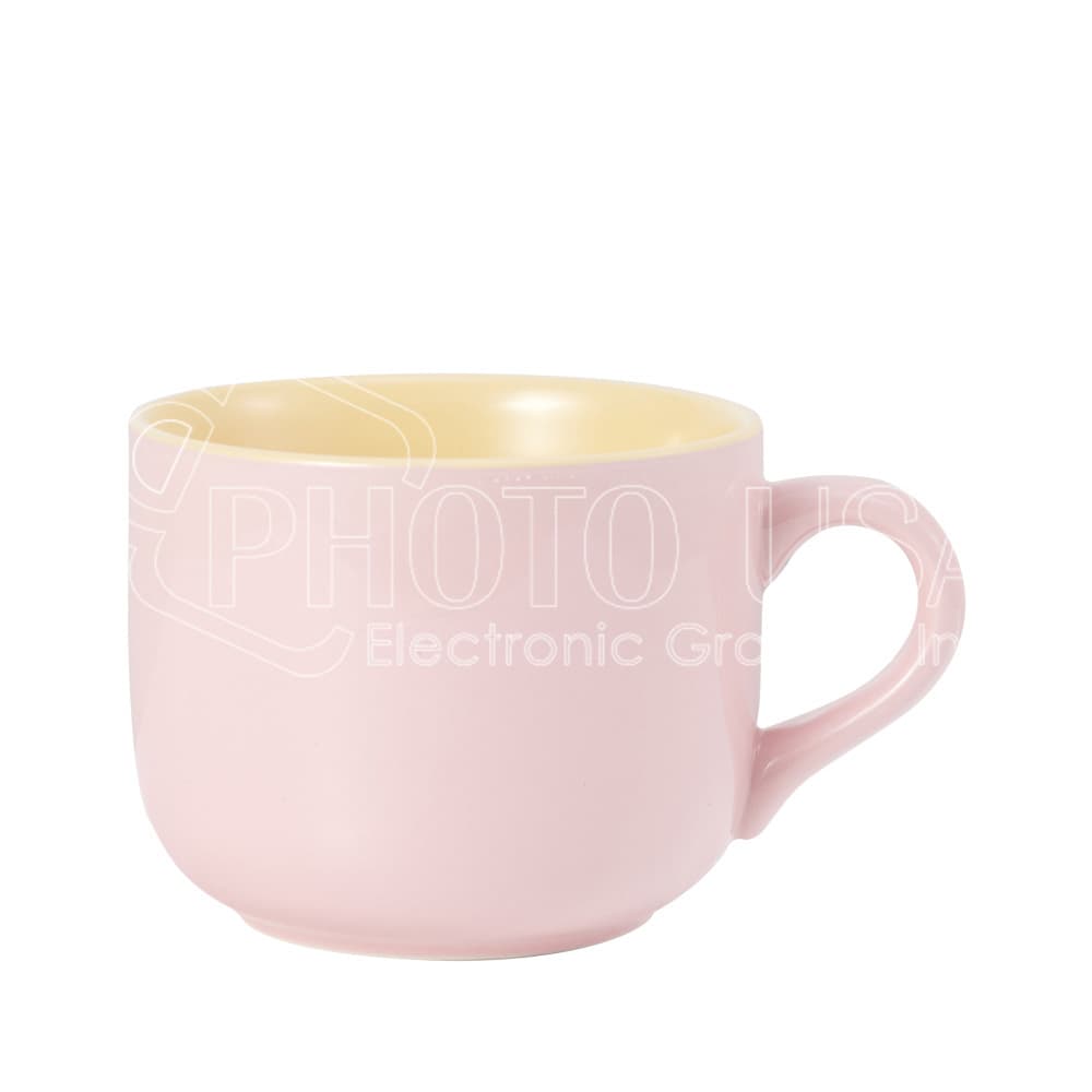 20 oz. Sublimation Colored Breakfast Cup with Yellow Inside
