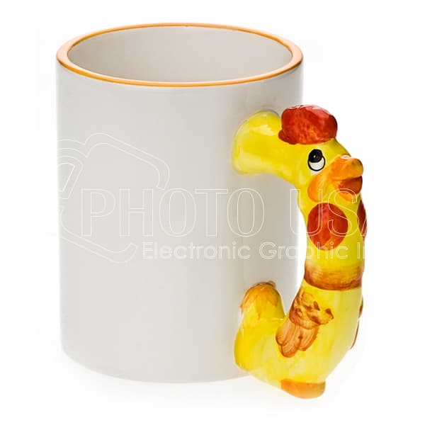 11 oz. Sublimation Animal Mugs