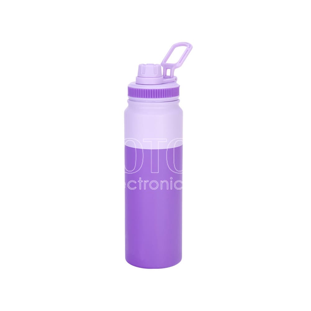 25 oz./750 ml Two-Color Powder-Coated Stainless Steel Sports Water Bottle for Laser Engraving and UV Printing
