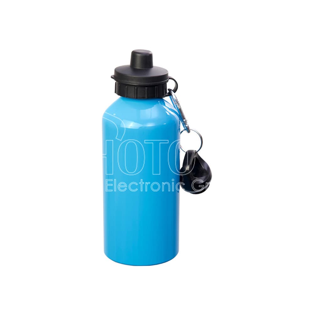 600 ml Sublimation Colored Aluminum Sports Water Bottle with Two Lids
