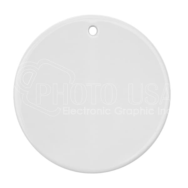 2"/4" Round Christmas Ornament w/ Hole
