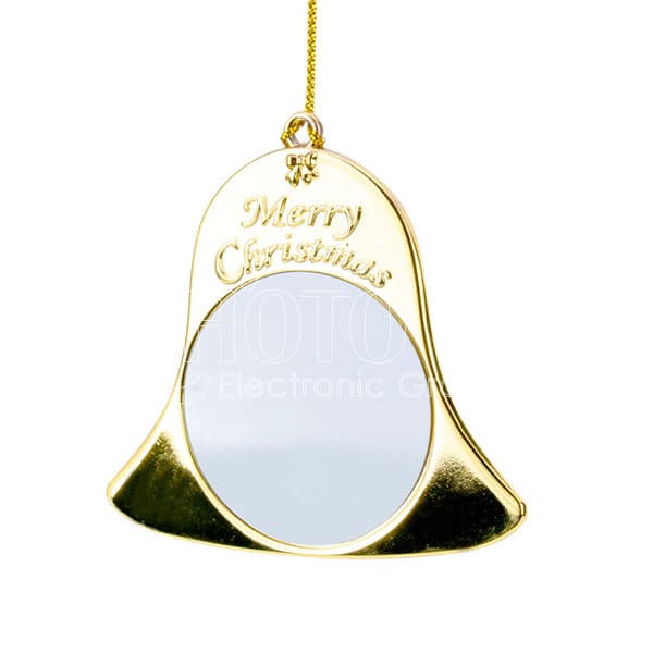 Bell-Shaped Metal Christmas Ornament