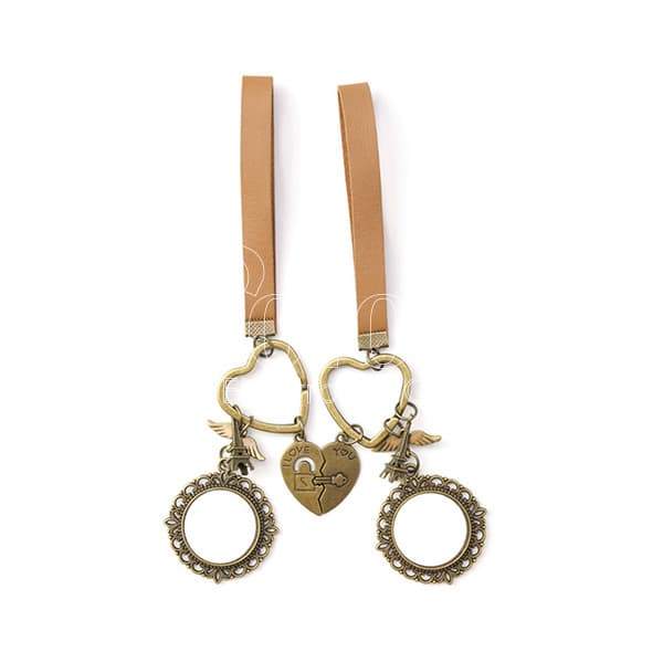 Sublimation Zinc Alloy Cowboy Key Chains
