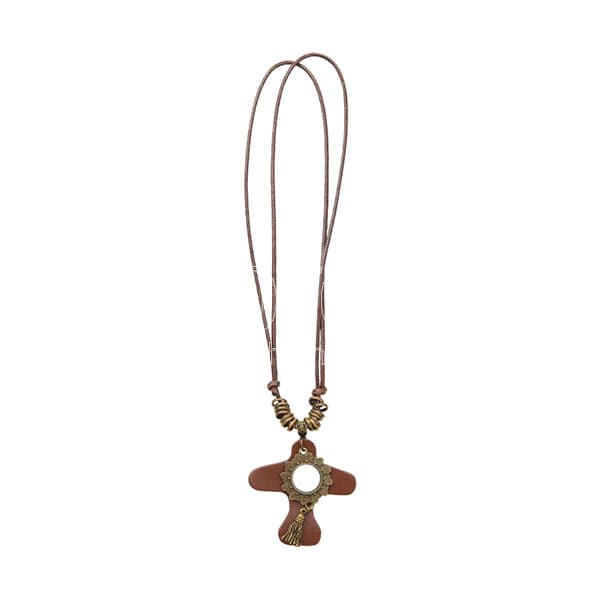 Sublimation Leather Cowgirl Necklace
