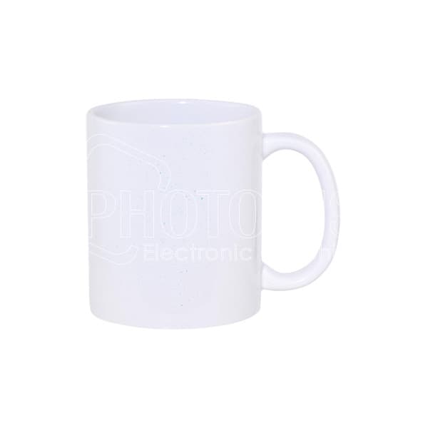 11 oz. Sublimation White Glitter Mug