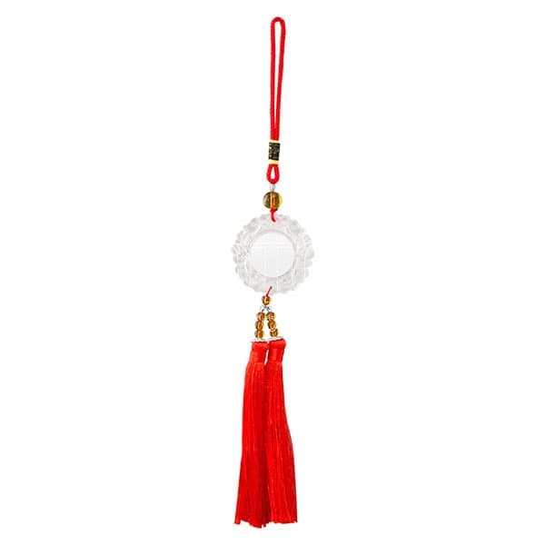 Sublimation Chinese Knot Tassel Crystal Hanging Ornament