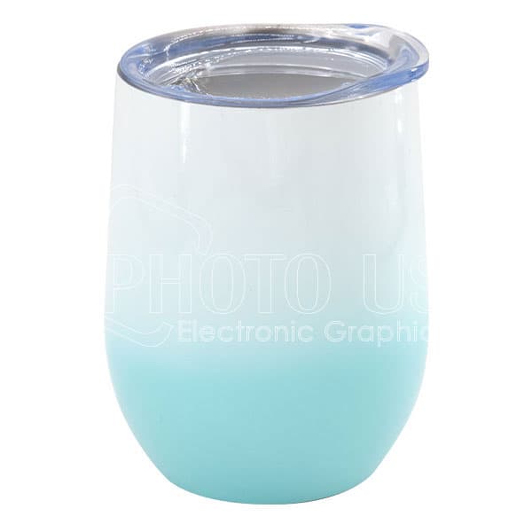 12 oz. Colored Stainless Steel Stemless Wine Cup (in Gradient Color)