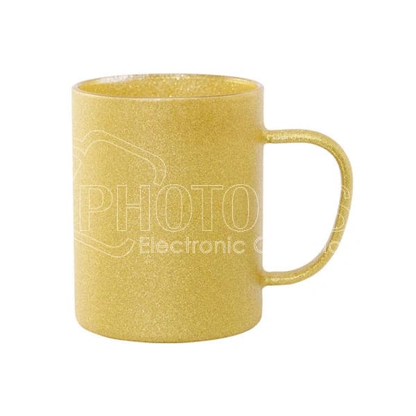 Sublimation Colored Glitter High Borosilicate Glass Mug