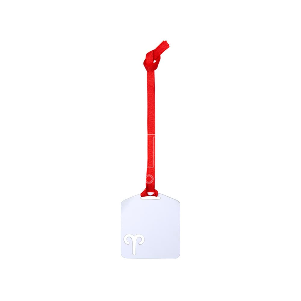 Sublimation Aluminum 12 Constellations Christmas Ornament