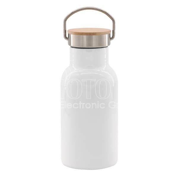 400 ml Sublimation Stainless Steel Water Bottle with Bamboo Lid