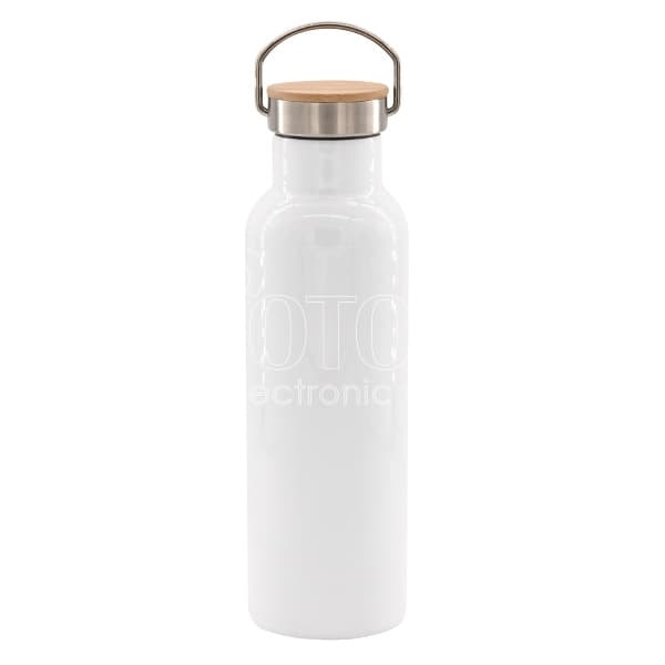 600 ml Sublimation Stainless Steel Water Bottle with Bamboo Lid