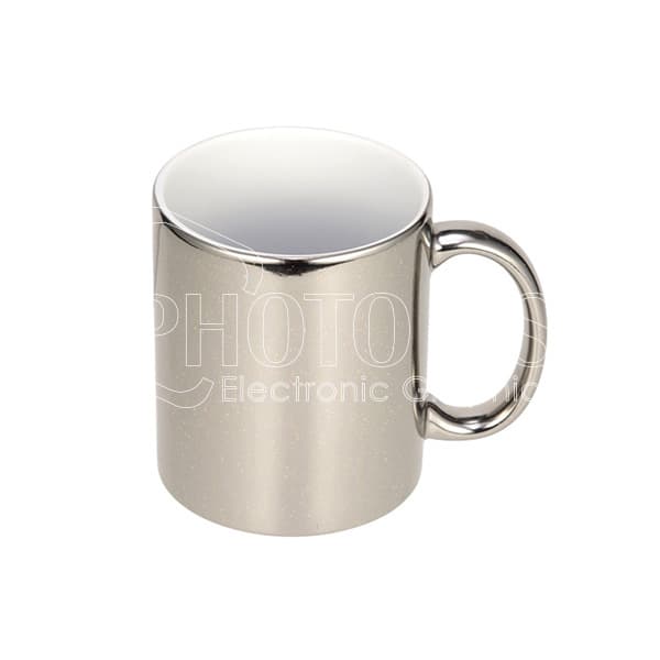 11 oz. Sublimation Colored Glitter Plated Mug