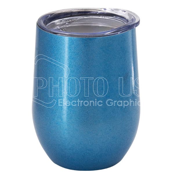 12 oz. Pearlescent Stainless Steel Stemless Wine Cup