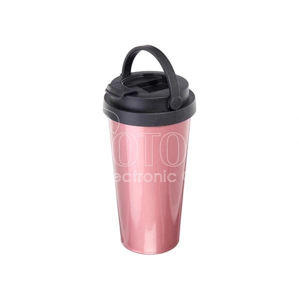 500 ml Sublimation Colored Stainless Steel Travel Mug with Handle Lid
