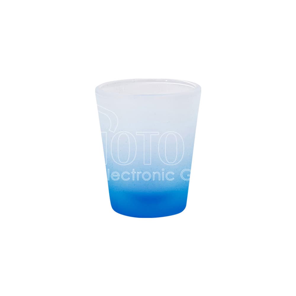 1.5 oz. Sublimation Frosted Shot Glass in Gradient Color