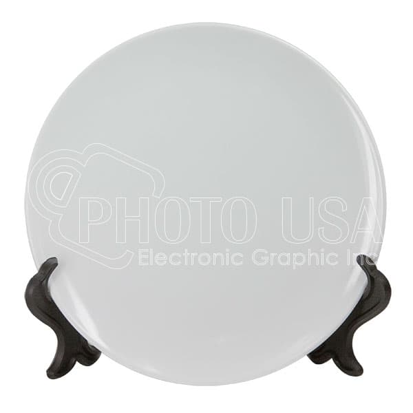 Sublimation Polymer Smooth White Plate