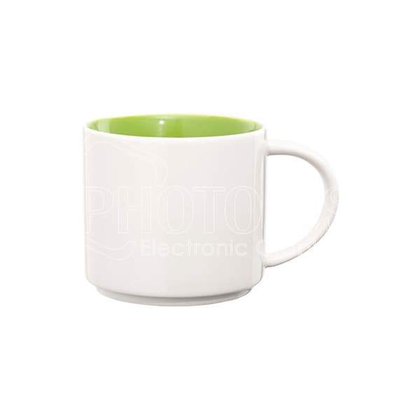 14 oz. Sublimation Inside Colored New Bone China Coffee Mug