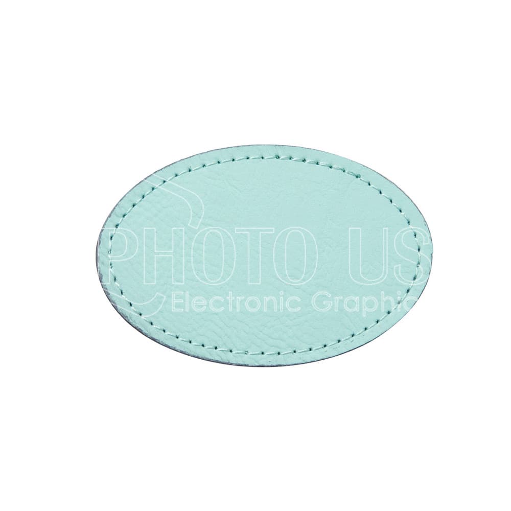 Engraving Blank PU Leather Hat Patches with Hot-Melt Adhesive