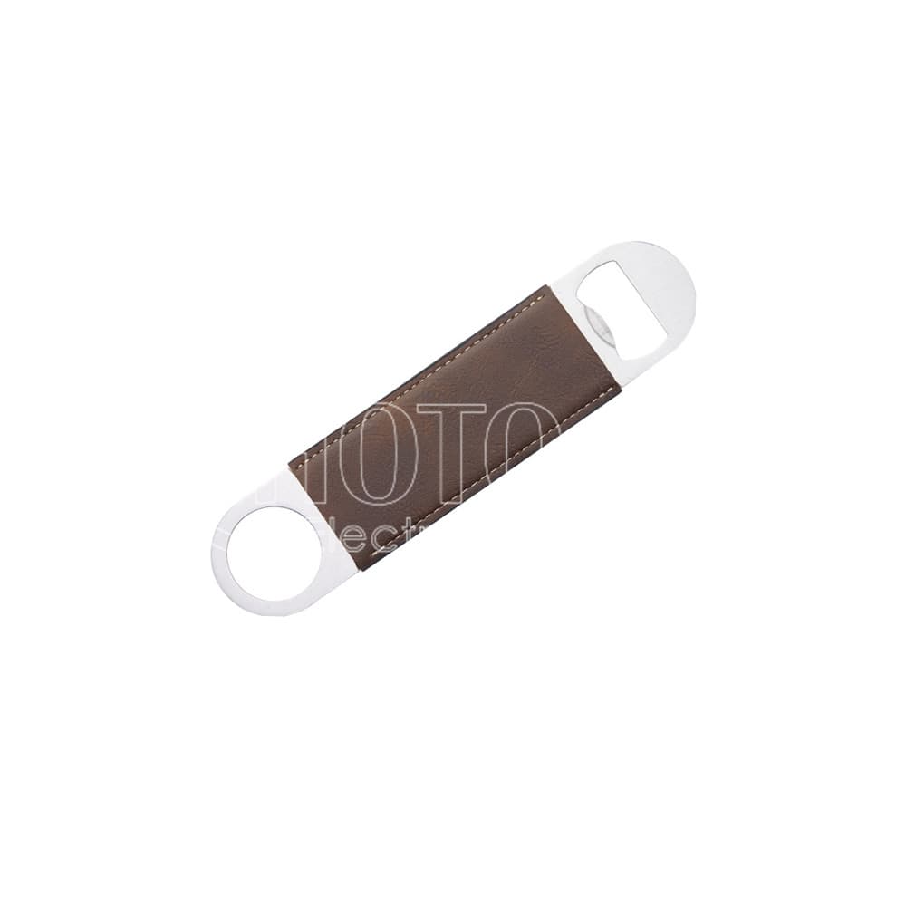 Engraving Blank PU Leather Speed Bottle Opener