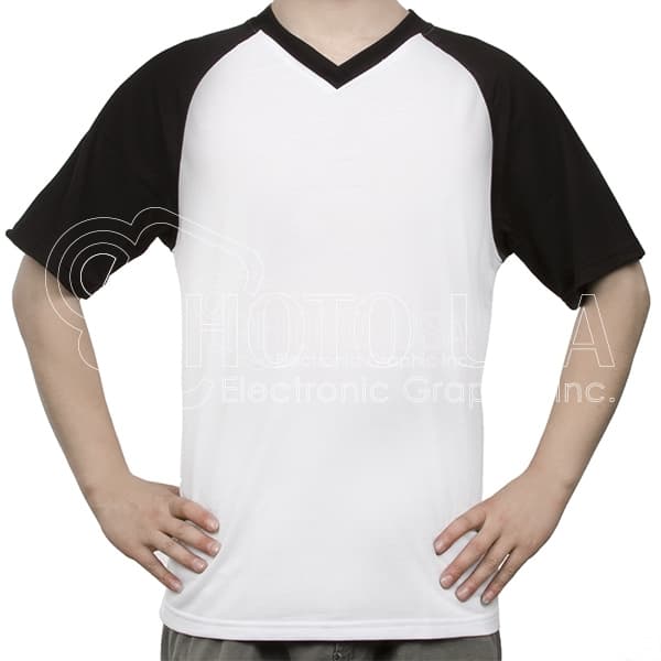 Sublimation V Collar T-Shirt