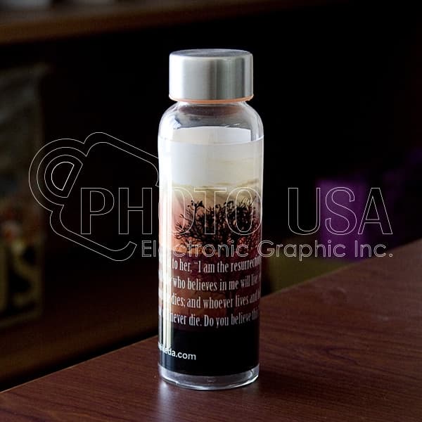 270 ml Sublimation Glass Water Bottle