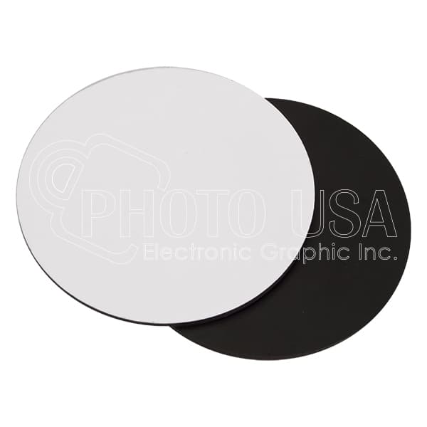 4″ MDF Coaster w/ Rubber Back
