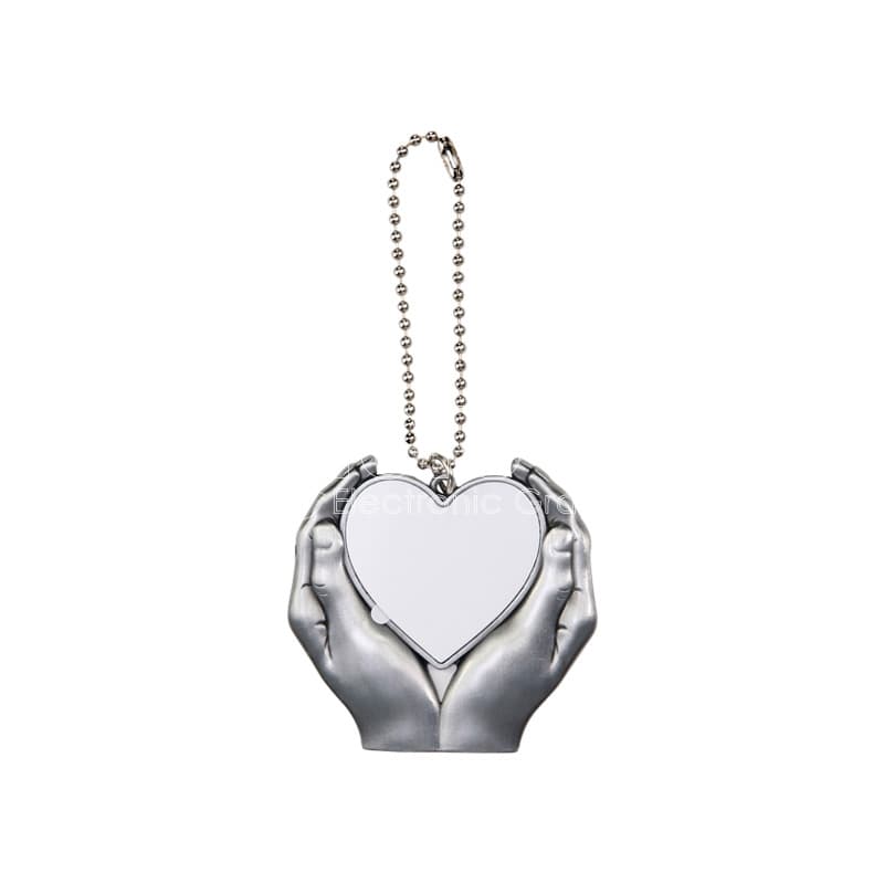 Sublimation Zinc Alloy Heart Car Charm