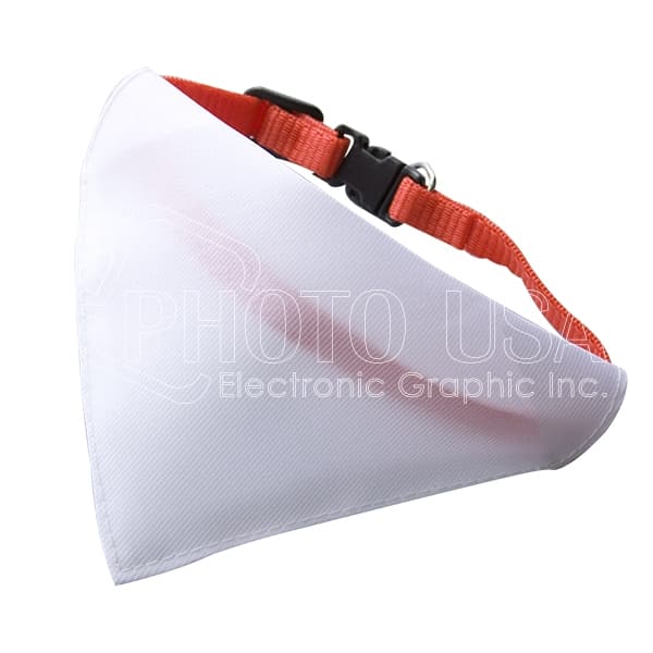 Personalized Dog Bandana with Red Strap
