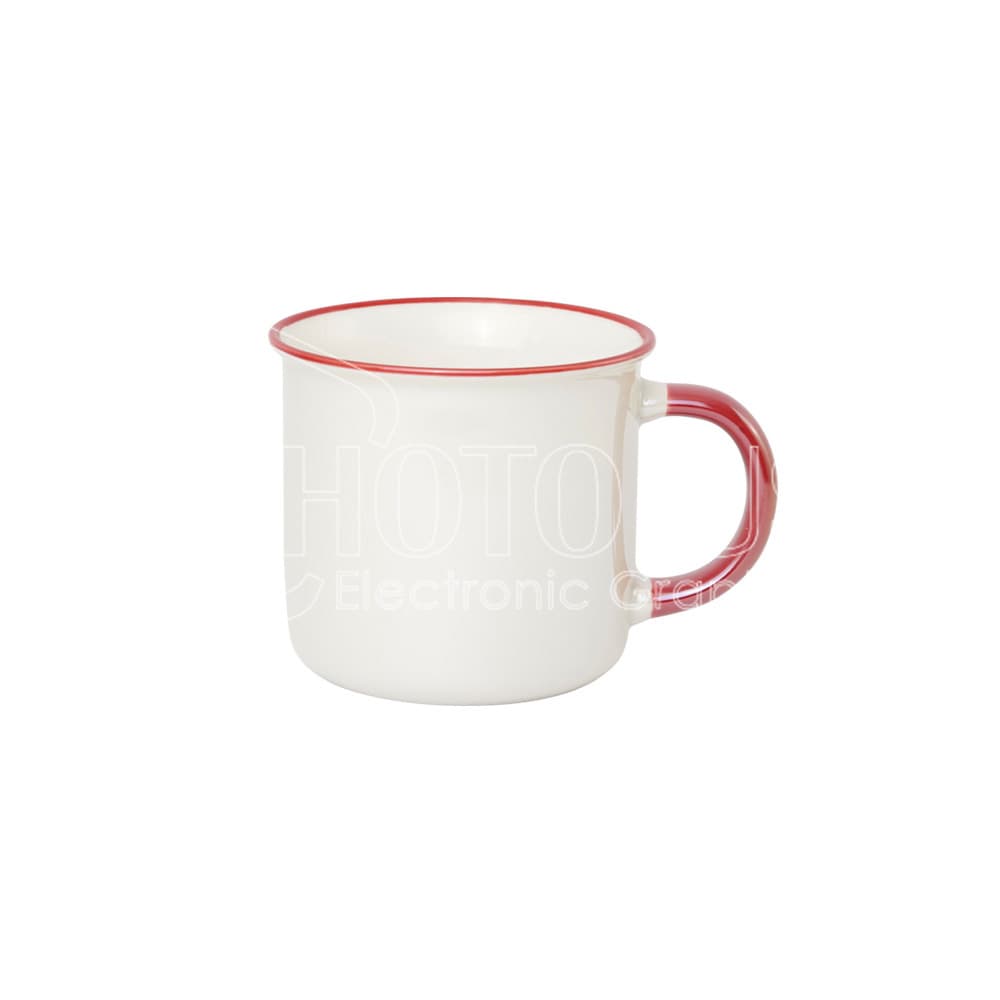 13 oz. Sublimation Pearl Paint Plated New Bone China Coffee Mug