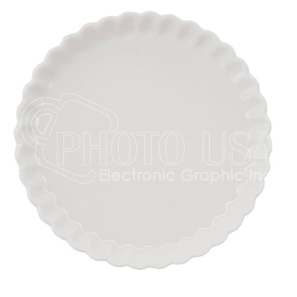 Round Ceramic Chrysanthemum Plate