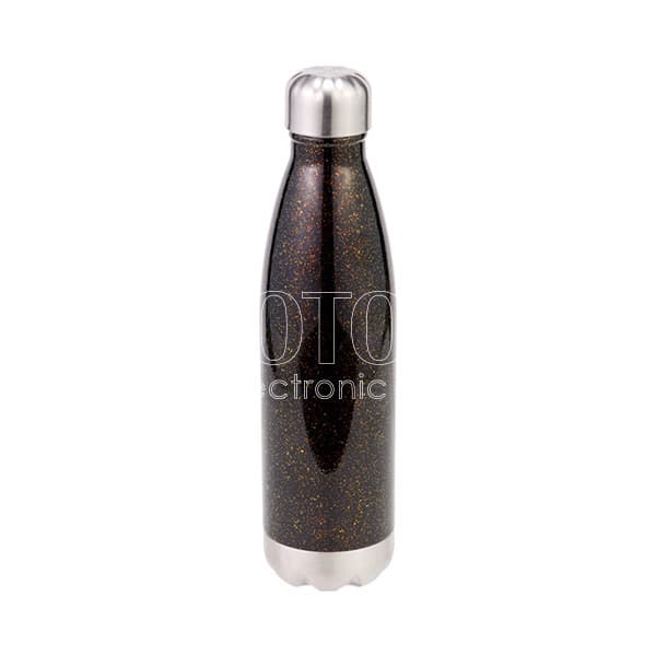 500 ml Sublimation Colored Glitter Stainless Steel Cola-Shaped Water Bottle