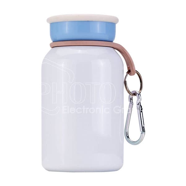 300 ml Sublimation Stainless Steel Vacuum Insulated Milk Bottle with Clasp Handle