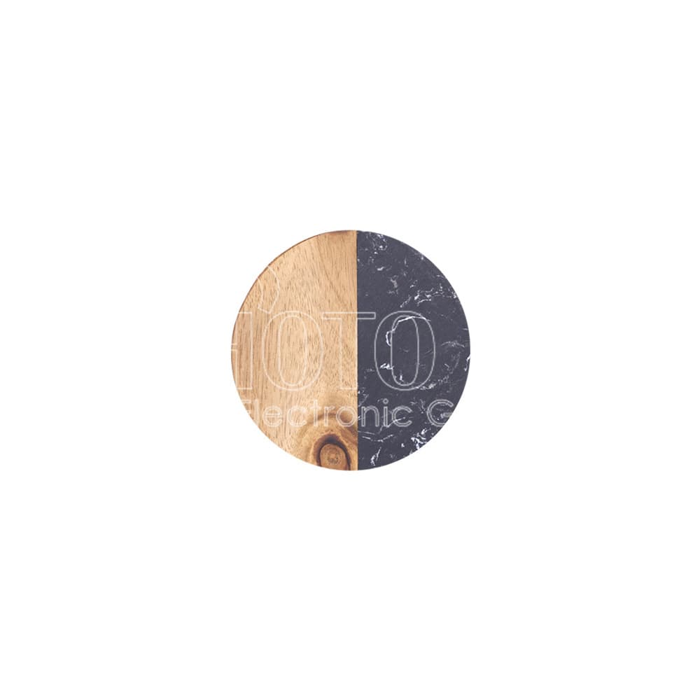 Engraving Blank Acacia Wood & Marble Coaster