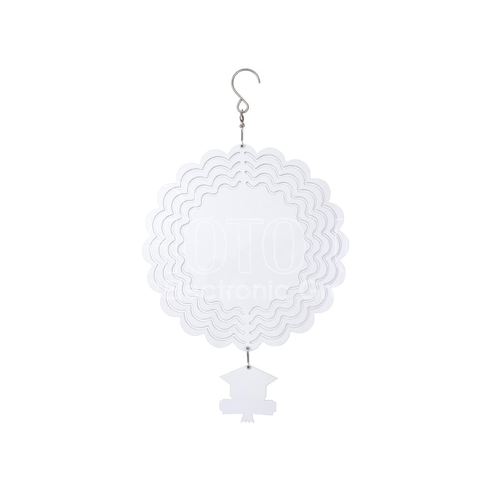 Sublimation Aluminum Wind Spinner with Pendant