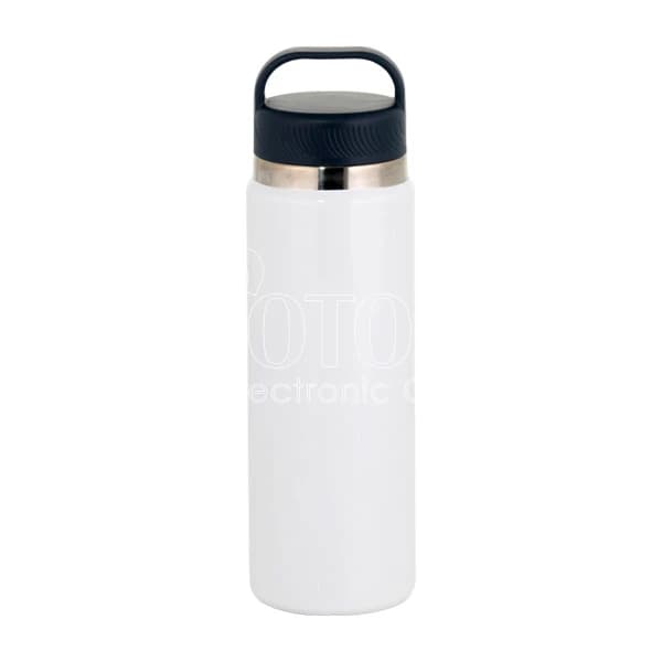 Sublimation Blue Lid Stainless Steel Sports Water Bottle with Screw-on Strainer
